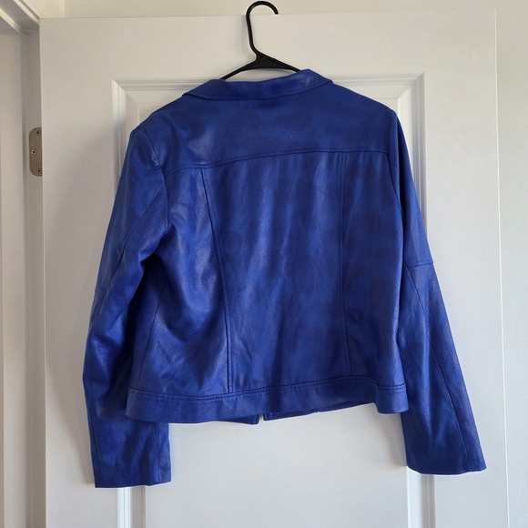 NWT Lena Gabrielle Women's Royal Blue Studded Blazer - Picture 5 of 5